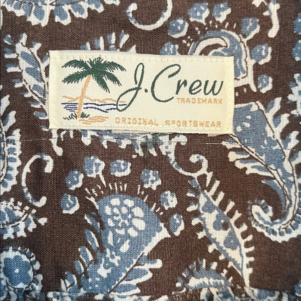 J. Crew crew paisley
